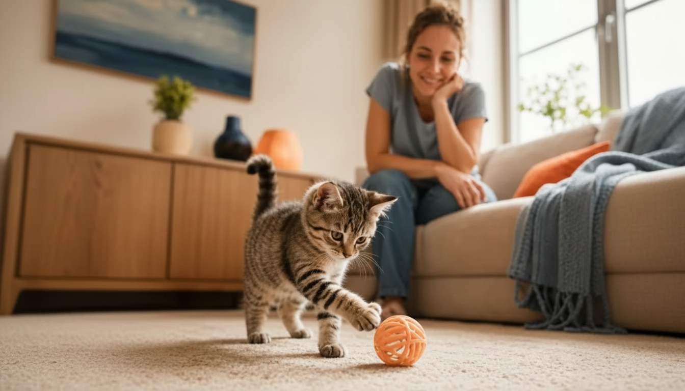 Indoor Cat Enrichment: DIY Toys & Simple Play Routines